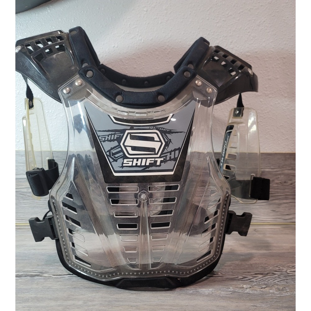 Shift Chest Protector Clear large Pre Owned good shape not broken or craked